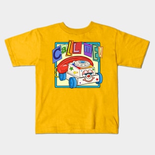 Call Me! (Yellow) Kids T-Shirt